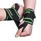 Бинты кистевые MAD MAX MFA 298, Black/Green - изображение 2