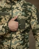 Тактическая флисовая кофта Patriot Пиксель мужская военная с липучкой и сетчатой подкладкой XXXL - изображение 5