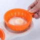 Пароварка на 2 яйца для микроволновой печи SteamEgg, белая с оранжевым - изображение 3
