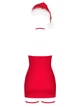 Новорічний еротичний костюм снігуроньки Obsessive Kissmas chemise Червоний S/M (SX1156) - зображення 4