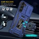 Чехол для Samsung Galaxy S24+ Epic Camshield Army Ring Синий/Navy - изображение 2