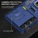 Чехол для Samsung Galaxy S24+ Epic Camshield Army Ring Синий/Navy - изображение 4