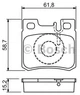Дисковые тормозные колодки Bosch (0 986 490 260) - изображение 8