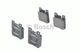 Дисковые тормозные колодки Bosch (0 986 460 965) - изображение 1