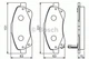 Дисковые тормозные колодки Bosch (0 986 494 054) - изображение 8
