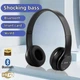 Бездротові навушники P47. Bluetooth 5.0+EDR MP3 плеєр Black - изображение 1