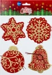 Бірки для подарунків Centrum "Christmas" 275 х 210 х 2 мм 80955 паперові асорті (4030969809556) - зображення 1