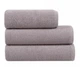 Полотенце Iris Home. Отель Atmosphere серо-сиреневого цвета 440-50х90 - изображение 2