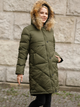 Kurtka parka damska zimowa PERSO BLH919079F XL Khaki (5905080208719) - obraz 1