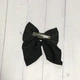 Бант для волосся на заколці бантик заколка шпилька Honey Fashion Accessories чорний (12-292) - изображение 4
