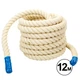 Канат для кросфіту Combat Battle Rope SP-Planeta R-6227-12 12м білий - зображення 1