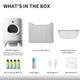 Автоматический смарт лоток для кошек PETKIT Pura X Self-Cleaning Cat Litter Box APP 7L White (P9901) - зображення 8