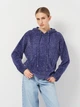 Худи женское Piazza Italia 01099-55068 L/XL Blueberry (2001099001044) - изображение 1