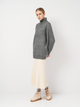Свитер вязаный зимний теплый женский Piazza Italia 01349-1655 L/XL Grey Melange (2001349002043) - изображение 3
