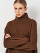 Свитер вязаный зимний теплый женский Piazza Italia 01349-71617 L/XL Brown Tobacco (2001349003040) - изображение 4