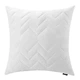 Подушка IDEIA 40x40 - Nordic Comfort стьобана біла - зображення 1