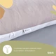 Подушка довга IDEIA 140х75х20 - П-подібна для сну та відпочинку з наволочкою на блискавці св.сірий/білий - зображення 6