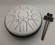 Глюкофон Hluru tongue drum 11 нот 16 см білий - зображення 1