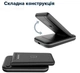 Зарядний пристрій Canyon WS- 304 Foldable 3in1 Wireless charger (CNS-WCS304B) 269286 - изображение 9