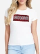 Футболка хлопковая женская Guess 333619 XL Белая с принтом (1159821114) - изображение 3