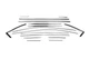 Окантовка окон Нержавейка Верхняя для Opel Astra K 2016-2021 гг - изображение 3