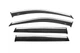 Ветровики с хромированным молдингом (4 шт, HIC) для Nissan X-trail T32/Rogue 2014-2021 гг - изображение 1