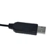 Кабель USB на DC 12В 5.5мм для роутера Чорний 100 см 1А - зображення 3