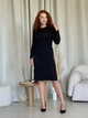 Плаття в рубчик довге осіннє жіноче Merlini Верді 700001361 L-XL Чорне (700001361_2) - зображення 14