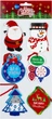 Бирки для подарунків Centrum Christmas 80950 Паперові Об'ємні 8.5х5 см 12 шт (2000998484200) - зображення 1
