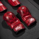 Рукавички для тайського боксу Muay Thai APEX L/XL червоні з тигром веганські для тренувань і змагань з капою - зображення 5
