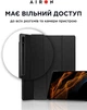 Чехол для планшета AIRON Premium для Samsung Galaxy Tab S8 Ultra 14.6 2022 с защитной пленкой и салфеткой Black (4822352781090) - изображение 8