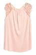 Майка H&M XS пудровий 5099586 - зображення 1