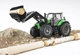Машинка Bruder Трактор Deutz Agrotron X720 с фронтальным погрузчиком 1:16, 03081 - изображение 3