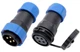 Роз'єм герметичний SZC13 4P-F-M (4pin, 5A, 250V) - зображення 1