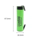 Аккумулятор NCR18650B 3400mAh Li-ion 3,7V с выводами под пайку (1 шт.) [NCR18650B-DIY] Gamma - изображение 3