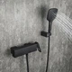 Смеситель для ванны GAPPO G3207-6 черный - изображение 3