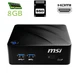 Неттоп MSI Cubi N B120 USFF / Intel Celeron N3060 (2 ядра по 1.6 - 2.48 GHz) / 8 GB DDR3 / 32 GB SSD / Intel HD Graphics / HDMI / Wi-Fi б/у - изображение 1