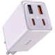 Сетевое зарядное устройство Baseus GaN6 Pro Fast Charger 2C+2U 65W + кабель Type-C to Type-C 100W (20V/5A) 1m (P10162701533-00) Star Purple - изображение 2
