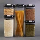 Органайзер для зберігання сипучих продуктів (прозорі герметичні контейнери 5 шт.) з кришками - зображення 1