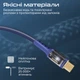 Кабель Promate Lucidline-CC120 USB-C to USB-C 100W Power Delivery 1.2 м Navy (lucidline-cc120.navy) - изображение 5