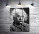 Модульная картина Портрет гениального физика Альберта Эйнштейна (Albert Einstein) 60x80 см Модуль №2 (003371) - изображение 1