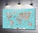 Картина Дитяче представлення мапи світу 60x39 см Модуль №1 (005310) - зображення 1