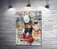 Картина Kaws Арт плакат з персонажем Kaws в стилі поп-арт 43x60 см Модуль №1 (005598) - зображення 1