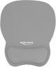 Килимок для миші Delock Ergonomic Mouse Pad with Wrist Rest Grey (4043619126989) - зображення 2