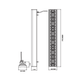 Промышленный LED светильник 150W Horoz Electric для высоких потолков 6400К черный IP65 PYRAMID-150 - изображение 3