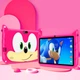 Планшет дитячий Q Kids Tablets 2/36Гб 4000 мАг з захисним чохлом Android для дітей для ігор Рожевий - зображення 9