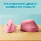 Мишка Анатомічна Бездротова Вертикальна Ергономічна USB і Type C для ноутбука ПК Рожева - зображення 5