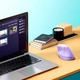 Мишка Бездротова Ігрова Анатомічна Вертикальна Ергономічна USB і Type C для ноутбука ПК Фіолетова - зображення 7