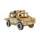 Дерев'яний 3D конструктор "Humvee" Puz-00927, 100 деталей - зображення 4