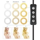 Кольцевой LED осветитель ZM100 (6" - 16см) с пультом, USB, стойкой 55 см и шарниром для предметной съемки 1215500142 - изображение 3